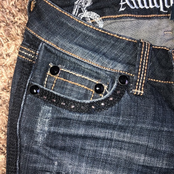 Antique Rivet jeans. Size 24. - Picture 3 of 9